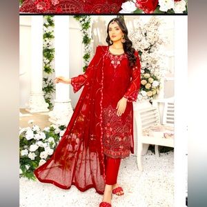 Pakistani Shalwar Qameez Embroidered Customized Stiching 🌺